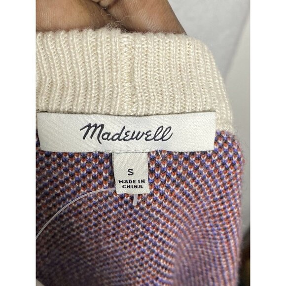 Madewell Woman’s  Cherry Print Pullover Sweater SZ S - Picture 5 of 7